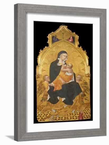 Madonna with Child and Angels, the Annunciation, C. 1440-Giovanni di Paolo-Framed Giclee Print