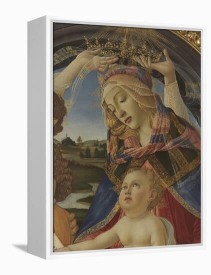 Madonna with Child and Five Angels (Madonna Del Magnificat)-Sandro Botticelli-Framed Premier Image Canvas