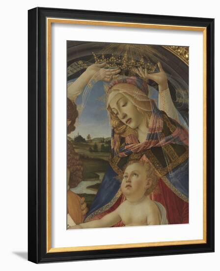 Madonna with Child and Five Angels (Madonna Del Magnificat)-Sandro Botticelli-Framed Giclee Print