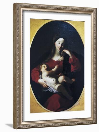 Madonna with Child, by Giuseppe Bazzani (1690-1769)-Giuseppe Bazzani-Framed Giclee Print