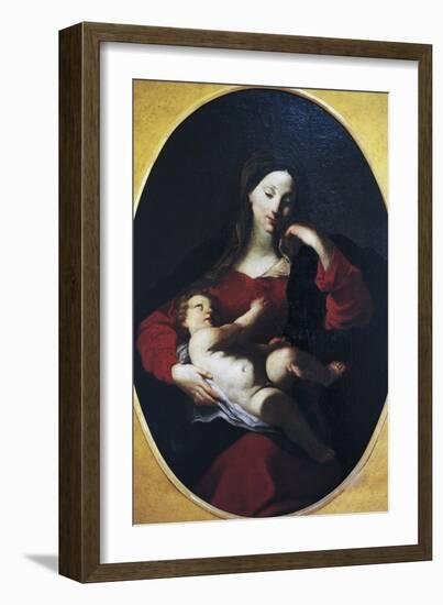 Madonna with Child, by Giuseppe Bazzani (1690-1769)-Giuseppe Bazzani-Framed Giclee Print