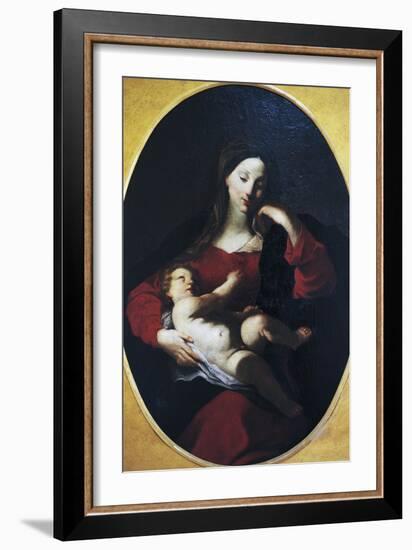 Madonna with Child, by Giuseppe Bazzani (1690-1769)-Giuseppe Bazzani-Framed Giclee Print