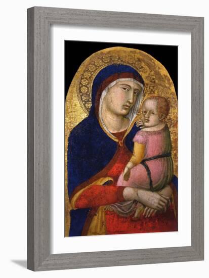 Madonna with Child, Ca 1340-Pietro Lorenzetti-Framed Giclee Print