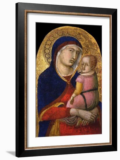 Madonna with Child, Ca 1340-Pietro Lorenzetti-Framed Giclee Print