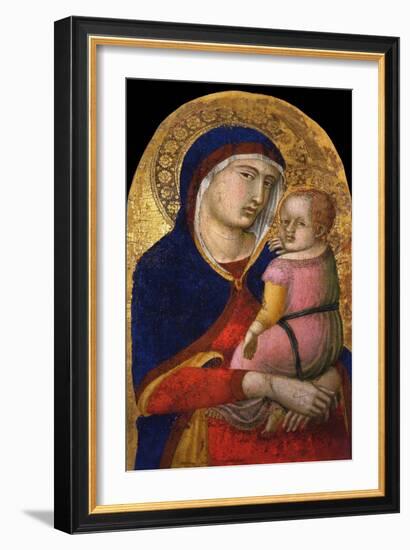 Madonna with Child, Ca 1340-Pietro Lorenzetti-Framed Giclee Print