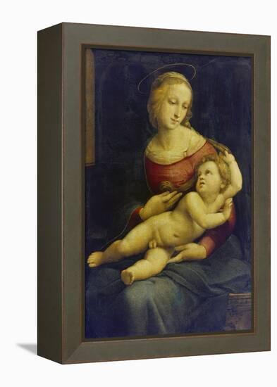 Madonna with Child Lying on Her Lap. (The So Called Bridgewater Madonna) About 1507/08-Raphael-Framed Premier Image Canvas