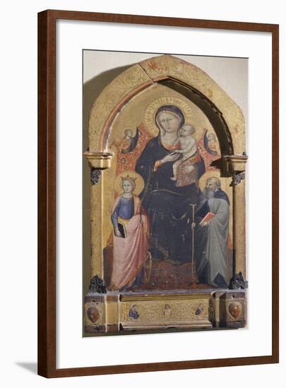 Madonna with Child, St Catherine of Alexandria and St Anthony Abbot-Bicci di Lorenzo-Framed Giclee Print