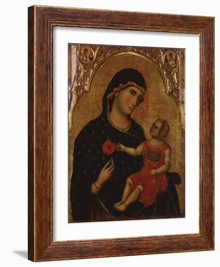 Madonna with Child-Paolo Veneziano-Framed Art Print