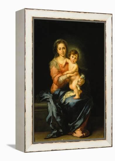 Madonna with Child-Bartolomé Estéban Murillo-Framed Premier Image Canvas