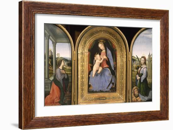 Madonna with Child-Mariotto Albertinelli-Framed Giclee Print