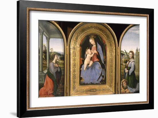 Madonna with Child-Mariotto Albertinelli-Framed Giclee Print