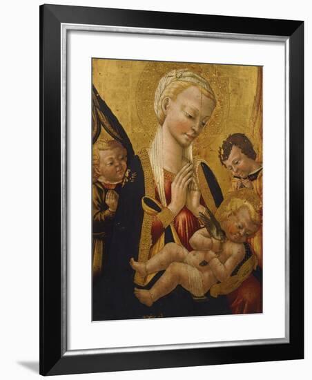 Madonna with Child-Neri of Bicci-Framed Giclee Print