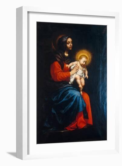 Madonna with Child-Carlo Dolci-Framed Giclee Print