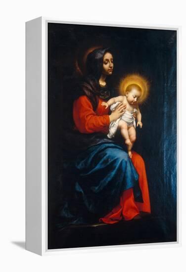 Madonna with Child-Carlo Dolci-Framed Premier Image Canvas