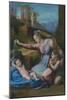 Madonna with the Blue Diadem, C. 1510-Raphael-Mounted Giclee Print
