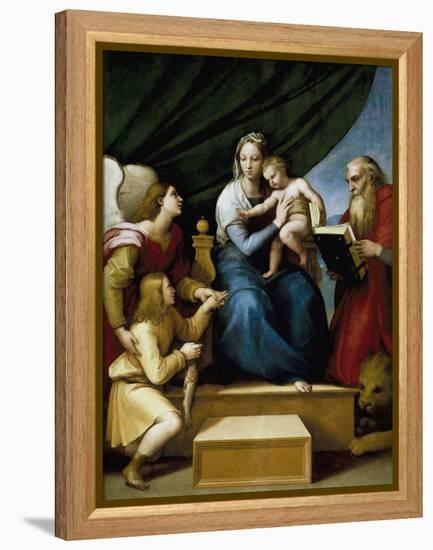 Madonna with the Fish-Raphael-Framed Premier Image Canvas