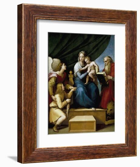 Madonna with the Fish-Raphael-Framed Giclee Print