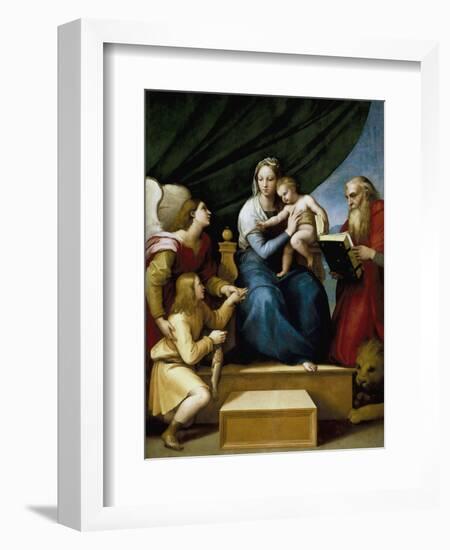 Madonna with the Fish-Raphael-Framed Giclee Print