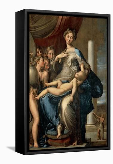 Madonna with the Long Neck, 1534-40-Parmigianino-Framed Premier Image Canvas