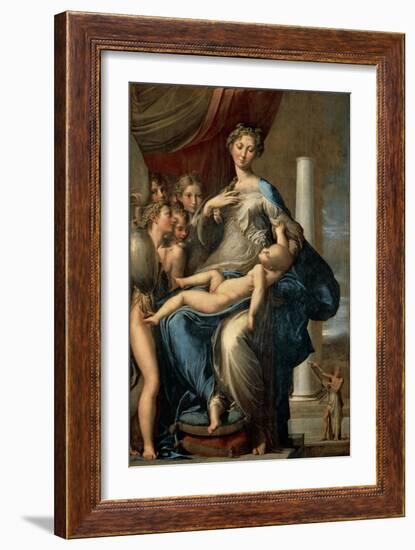 Madonna with the Long Neck, 1534-40-Parmigianino-Framed Giclee Print