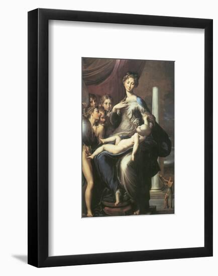 Madonna With The Long Neck-Parmigianino-Framed Premium Giclee Print