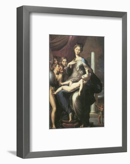 Madonna With The Long Neck-Parmigianino-Framed Premium Giclee Print