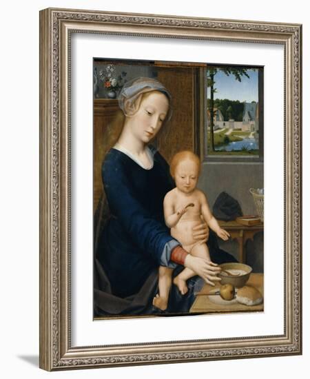 Madonna with the Milk Soup-Gerard David-Framed Giclee Print