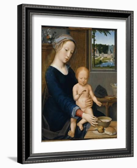 Madonna with the Milk Soup-Gerard David-Framed Giclee Print