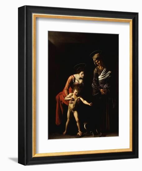 Madonna with the Serpent, also Called Madonna Dei Palafrenieri-Caravaggio-Framed Giclee Print