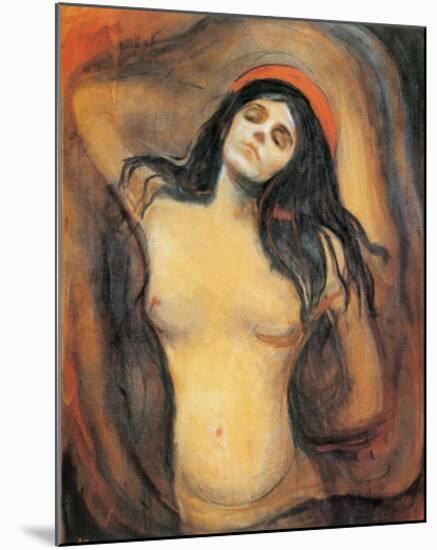 Madonna-Edvard Munch-Mounted Art Print