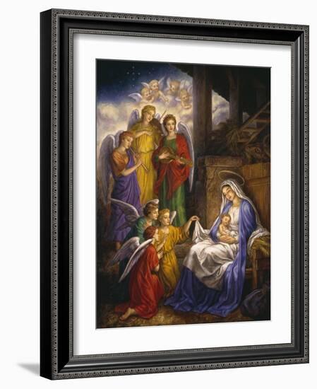 Madonna-Edgar Jerins-Framed Giclee Print