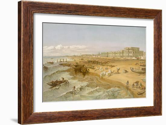 Madras, from 'India Ancient and Modern', 1867 (Colour Litho)-William 'Crimea' Simpson-Framed Giclee Print