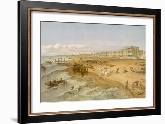 Madras, from 'India Ancient and Modern', 1867 (Colour Litho)-William 'Crimea' Simpson-Framed Giclee Print