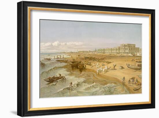 Madras, from 'India Ancient and Modern', 1867 (Colour Litho)-William 'Crimea' Simpson-Framed Giclee Print