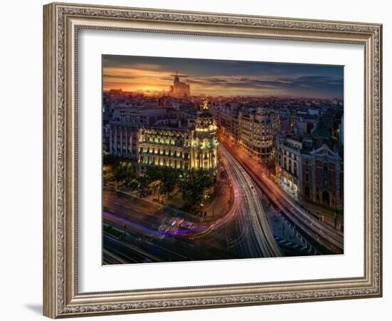 Madrid Metropolis.-Juan Pablo de-Framed Photographic Print