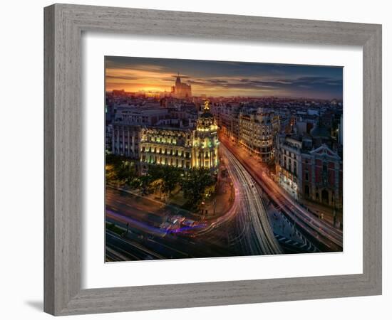 Madrid Metropolis.-Juan Pablo de-Framed Photographic Print