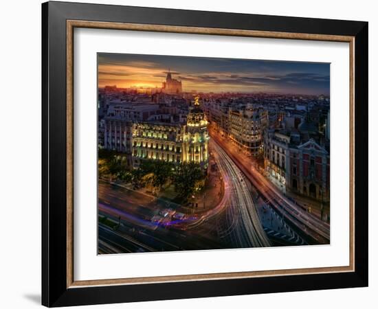 Madrid Metropolis.-Juan Pablo de-Framed Photographic Print