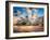 Madrid, Spain Cityscape at Calle De Alcala and Gran Via.-Sean Pavone-Framed Photographic Print