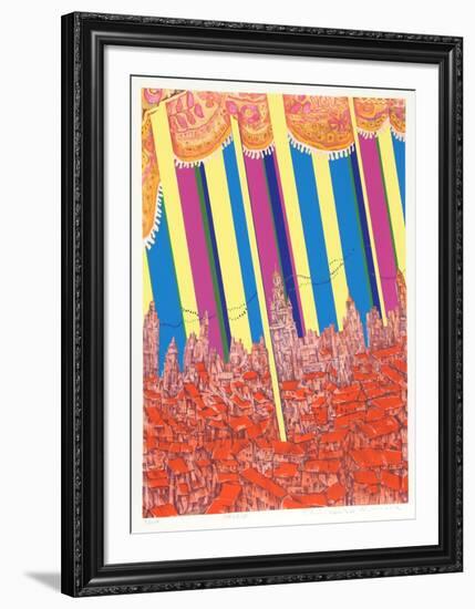 Madrid-Risaburo Kimura-Framed Limited Edition