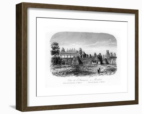 Madurai Temple, India, C1840-N Remond-Framed Giclee Print