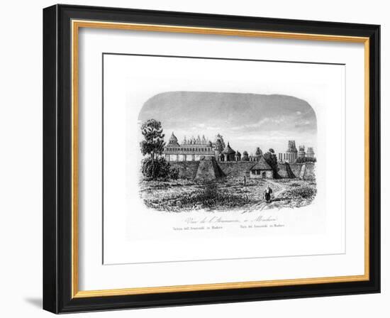 Madurai Temple, India, C1840-N Remond-Framed Giclee Print