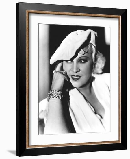 Mae West, Mid 1930s-null-Framed Photo