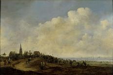 Departure of William II for England from the Beach at Scheveningen, 1641-Maerten Fransz van der Hulst-Framed Giclee Print