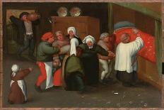 Peasant Parlour with Noble Visitors - Marten Van Cleve, the Elder (1527-1581). Oil on Wood, Ca 1566-Maerten van Cleve-Giclee Print