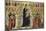 Maestà (Madonna with Angels and Saints)-Duccio di Buoninsegna-Mounted Art Print