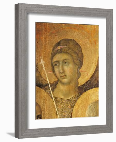 Maesta' of Duccio Altarpiece in Cathedral of Siena-Duccio Di buoninsegna-Framed Giclee Print