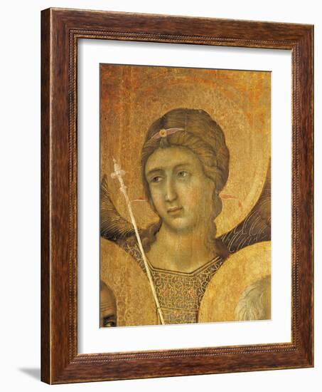 Maesta' of Duccio Altarpiece in Cathedral of Siena-Duccio Di buoninsegna-Framed Giclee Print