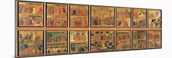 Maesta, Scenes from the Life of Christ-Duccio Di buoninsegna-Mounted Art Print