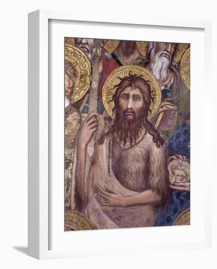 Maesta: St. John the Baptist, 1315-Simone Martini-Framed Giclee Print