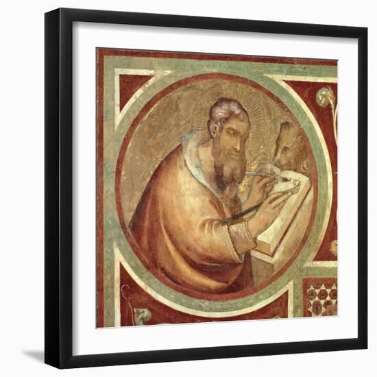 Maesta: St. Mark with the Lion, Detail from the Frame, 1315 (Detail)-Simone Martini-Framed Giclee Print